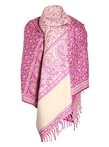 Baby Pink Winterschal Schal aus reiner Yak-Wolle,...