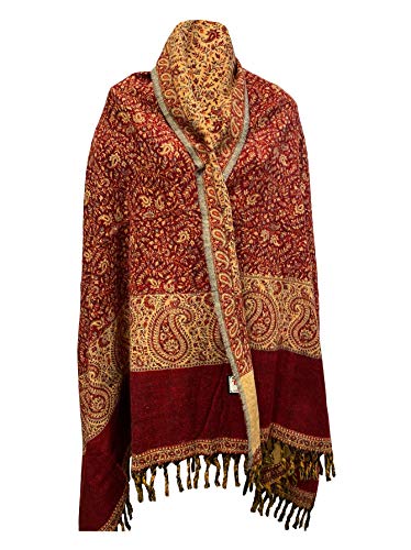 Winterschal aus reiner Yakwolle, Dekoration, Wolle, Unisex,...