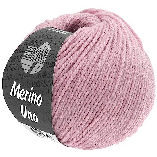 LANA GROSSA Merino Uno | Klassische Merinowolle mit...