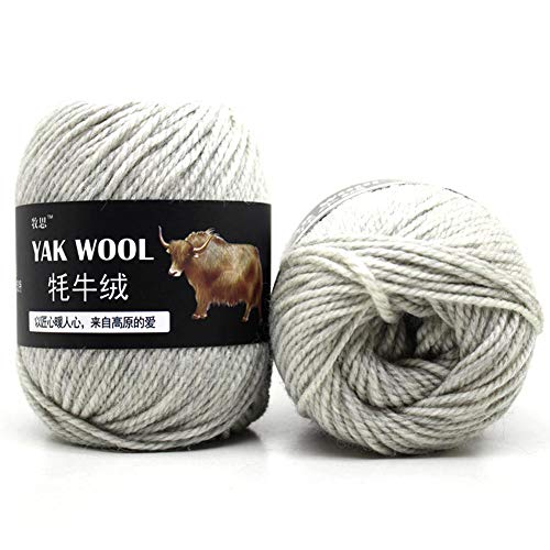 500g Strickwolle Wollgarn Kaschmir - Häkelgarn gemischt Yak...