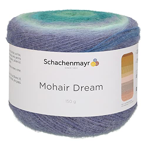 Schachenmayr Mohair Dream, 150G peacock color...