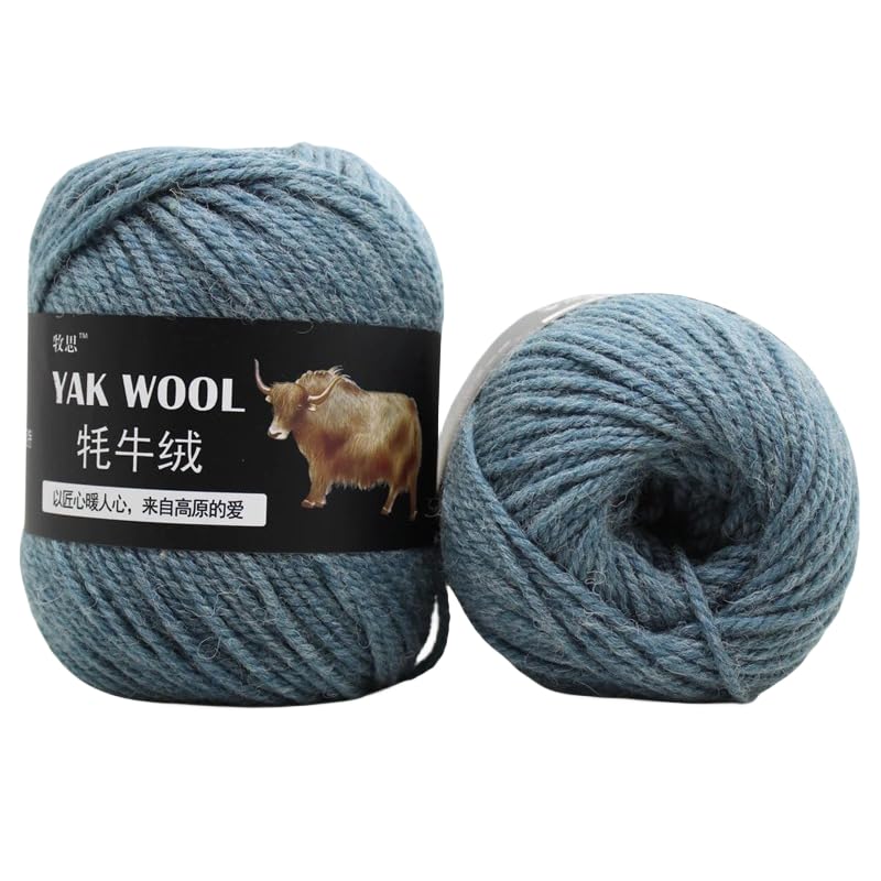 Yak-Wolle, 100 g, 3 Stück, fortschrittliche Wolle, weiche...