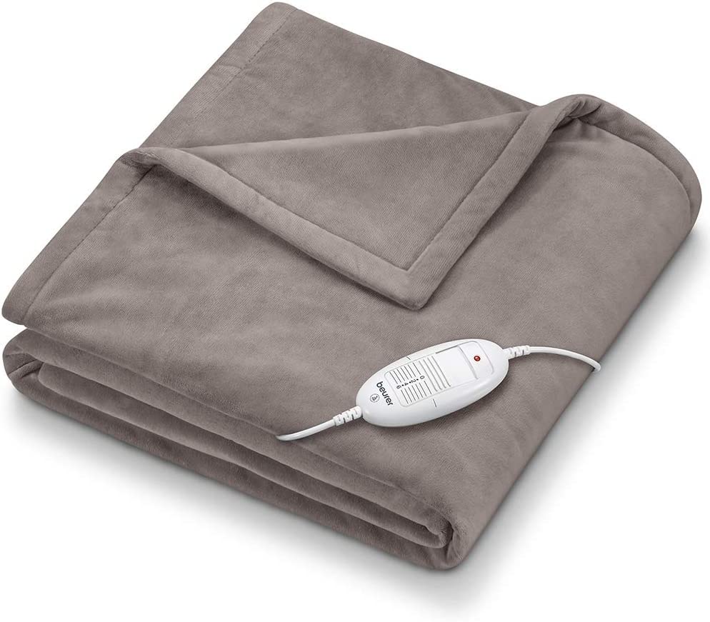 Beurer HD 75 Heizdecke, kuschelige Wärmedecke mit 6...