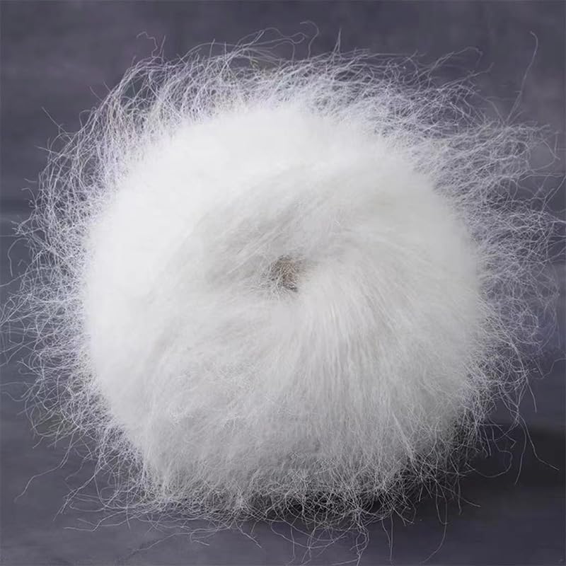 SYSUII 50g Mohairwolle Handstrickgarn zum Stricken & Häkeln...