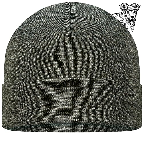 TODO 100% Merino Mütze - Warm, Weich, Bequem für kalte...