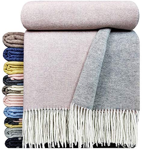 STTS International Kaschmir Decke Wolldecke Wohndecke 100%...