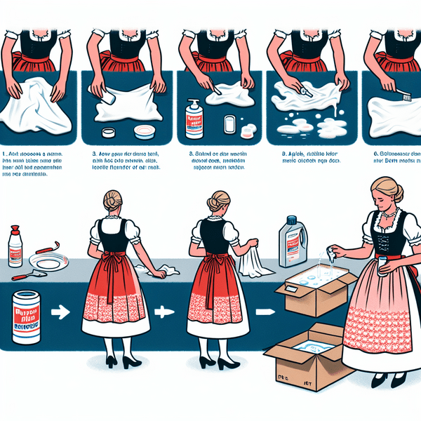 Flecken aus dem Dirndl entfernen: Tipps