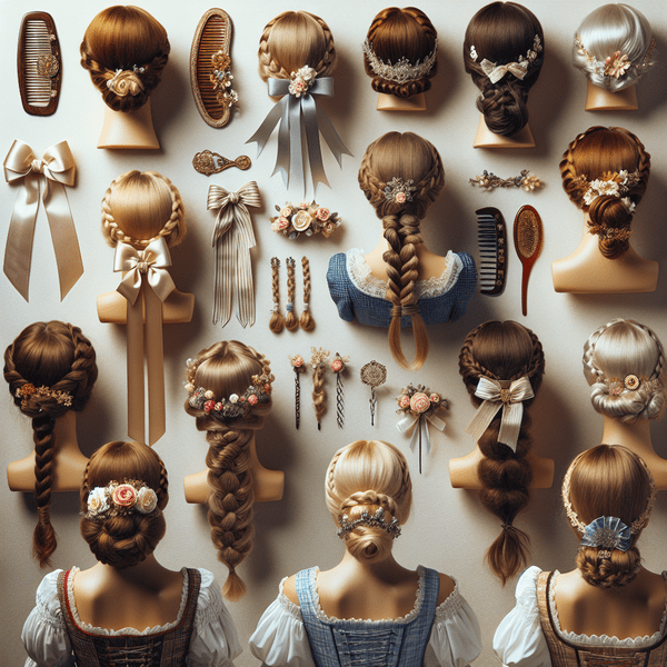 Haarschmuck und Frisuren zum Dirndl