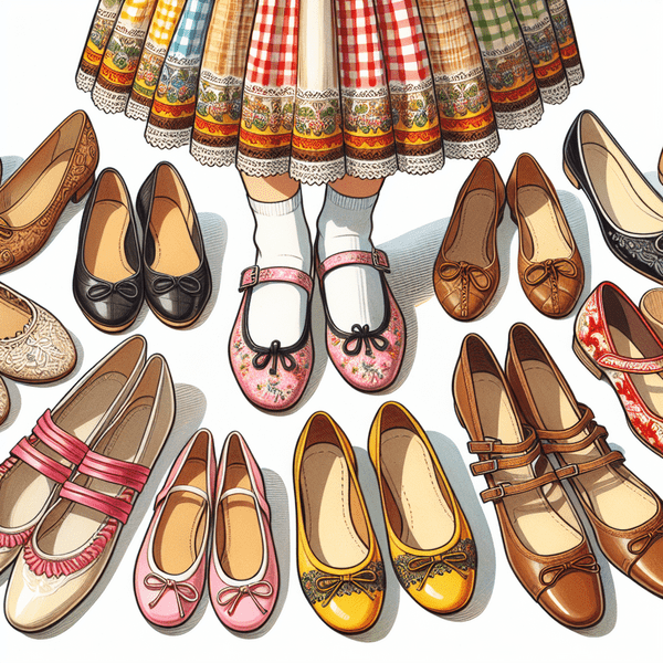 Flache Schuhe zum Dirndl: Stilvolle Alternativen