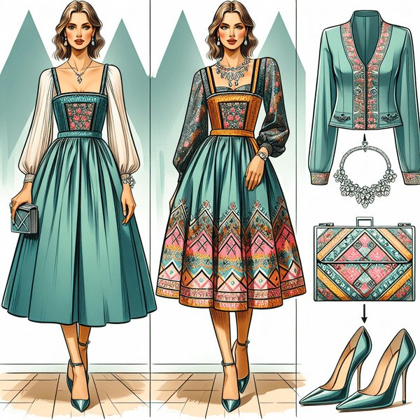 Dirndl modern kombinieren