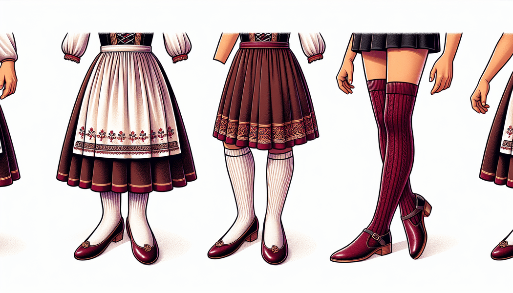 Länge: Knielang oder knöchelkurz? - Socken zum Dirndl: Ja oder Nein