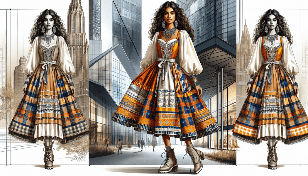 Originelle Blusen-Designs tragen - Dirndl modern kombinieren