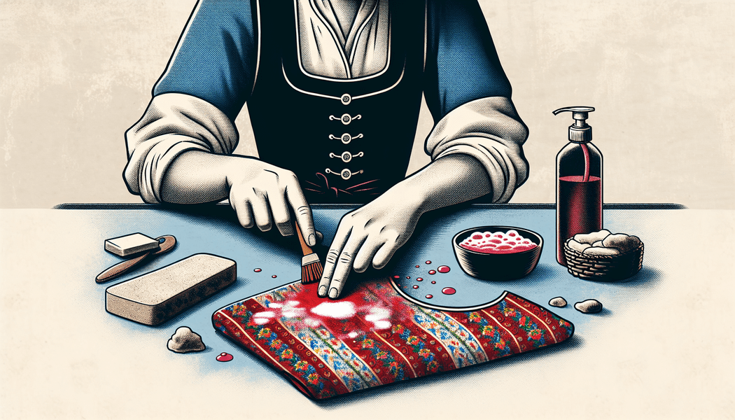 Kleidungsstück an der Luft trocknen - Flecken aus dem Dirndl entfernen: Tipps