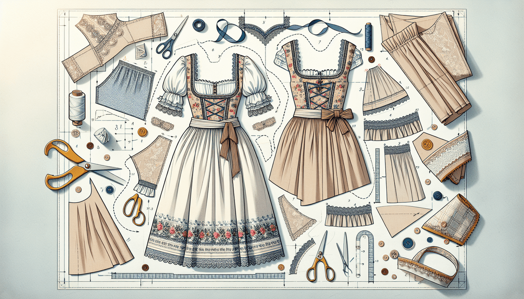 Anprobe: Passform überprüfen und anpassen - Dirndl weiter machen: DIY Anleitung