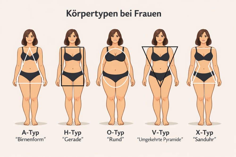 Figurtypen bei Frauen